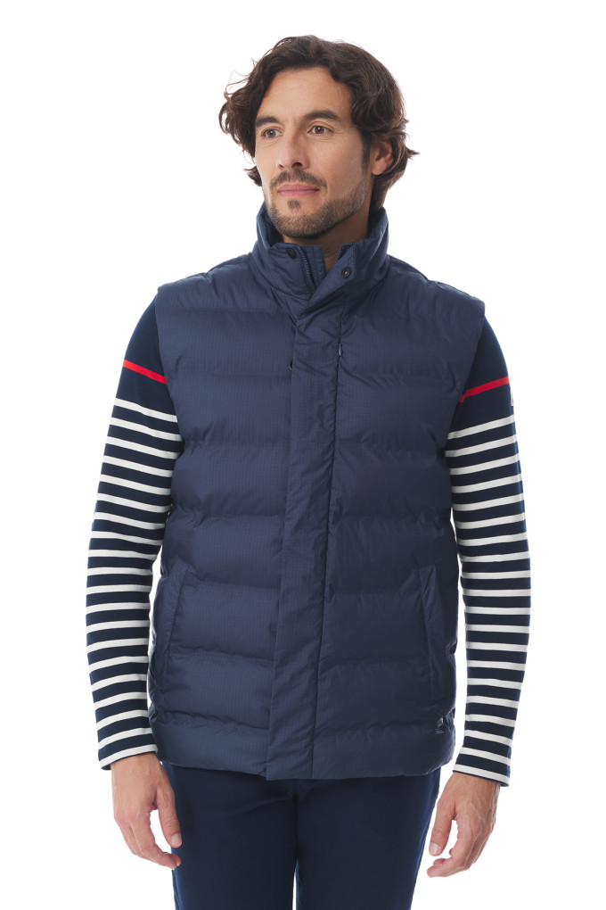 Doudoune sans manches homme bleu marine | Mousqueton