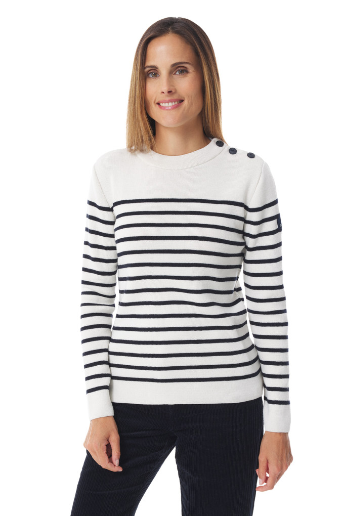 Pull marin rayé femme | Mousqueton