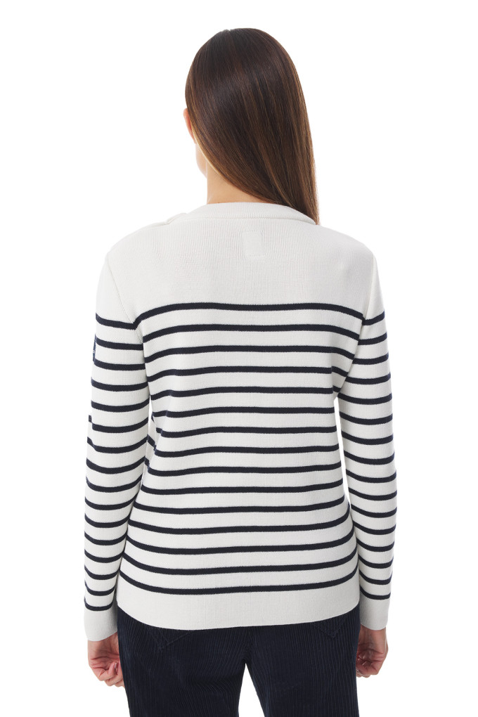 Pull marin rayé femme | Mousqueton