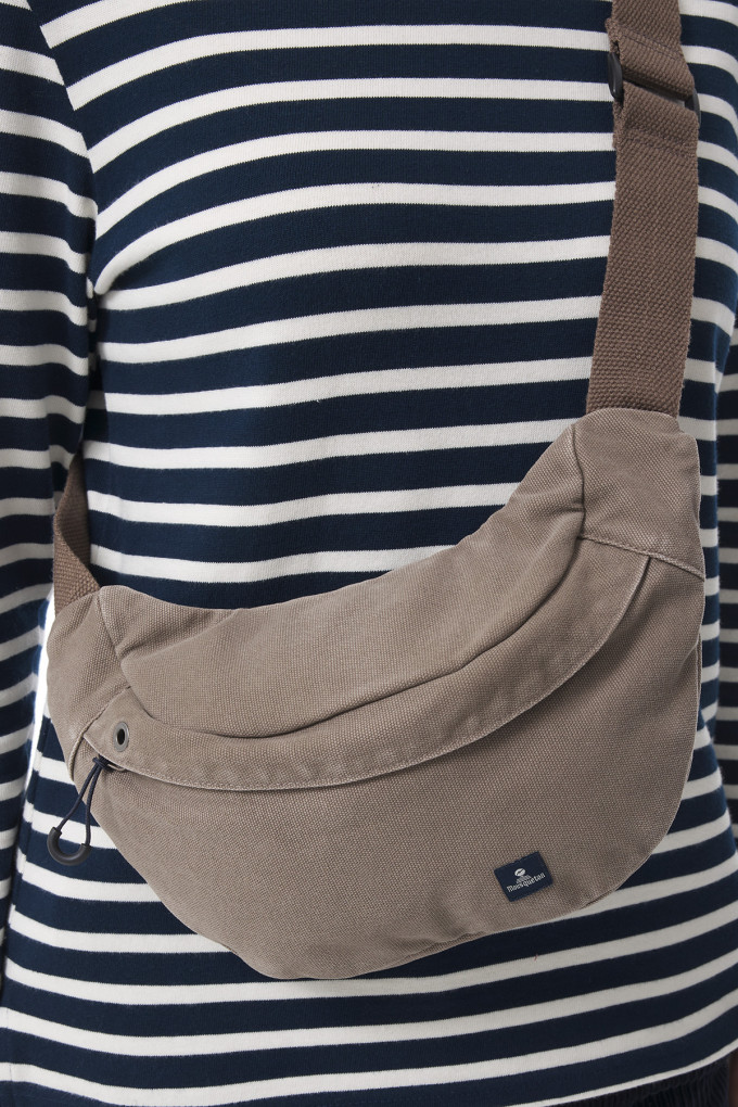 Small fanny pack in cotton canvas | Mousqueton