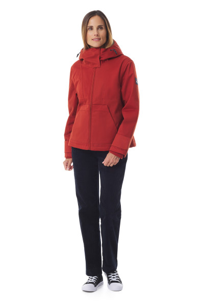 Veste imperméable à capuche femme | Mousqueton