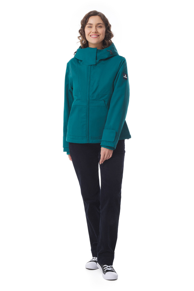 Veste imperméable à capuche femme | Mousqueton