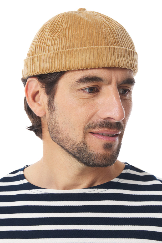 Bonnet marin miki en velours côtelé | Mousqueton