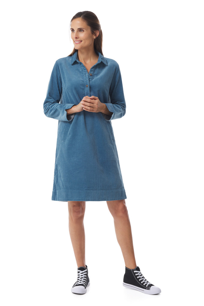 Winter corduroy dress | Mousqueton