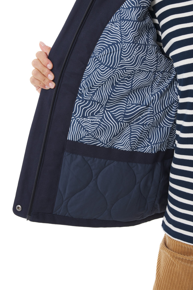 Veste doublée à capuche femme | Mousqueton