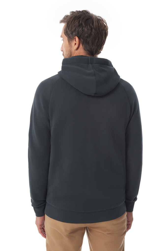 Sweat zippé à capuche homme vert foncé | Mousqueton