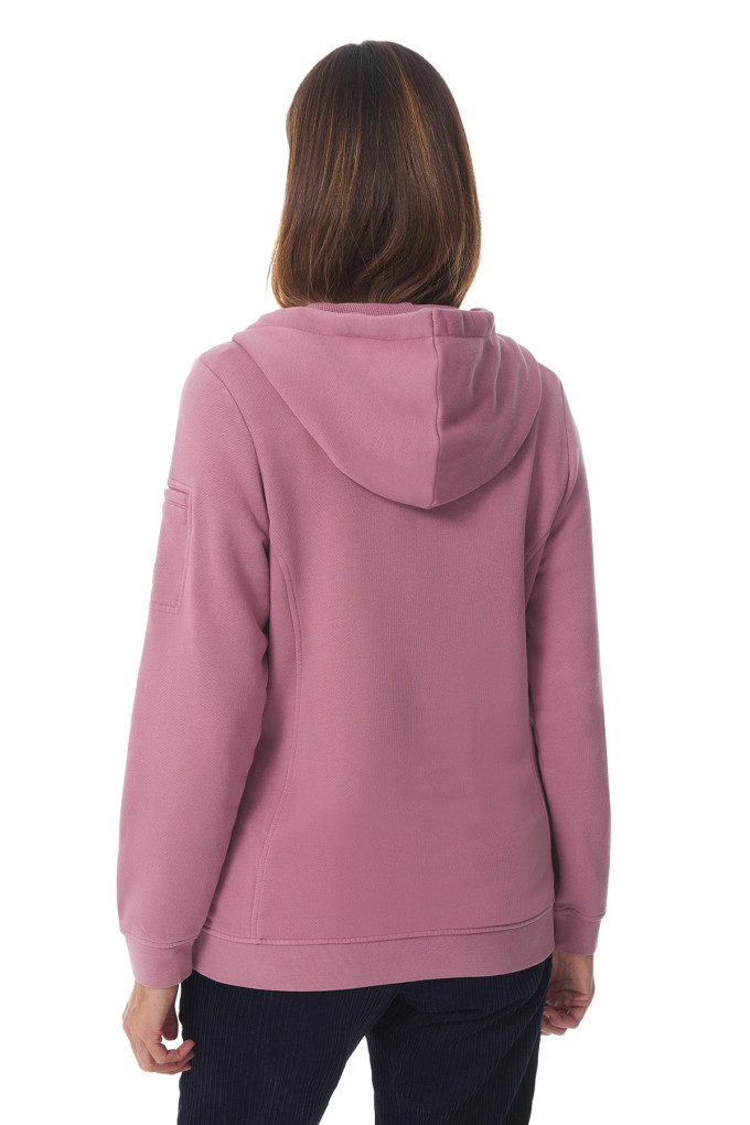 Sweat à capuche zippé femme | Mousqueton