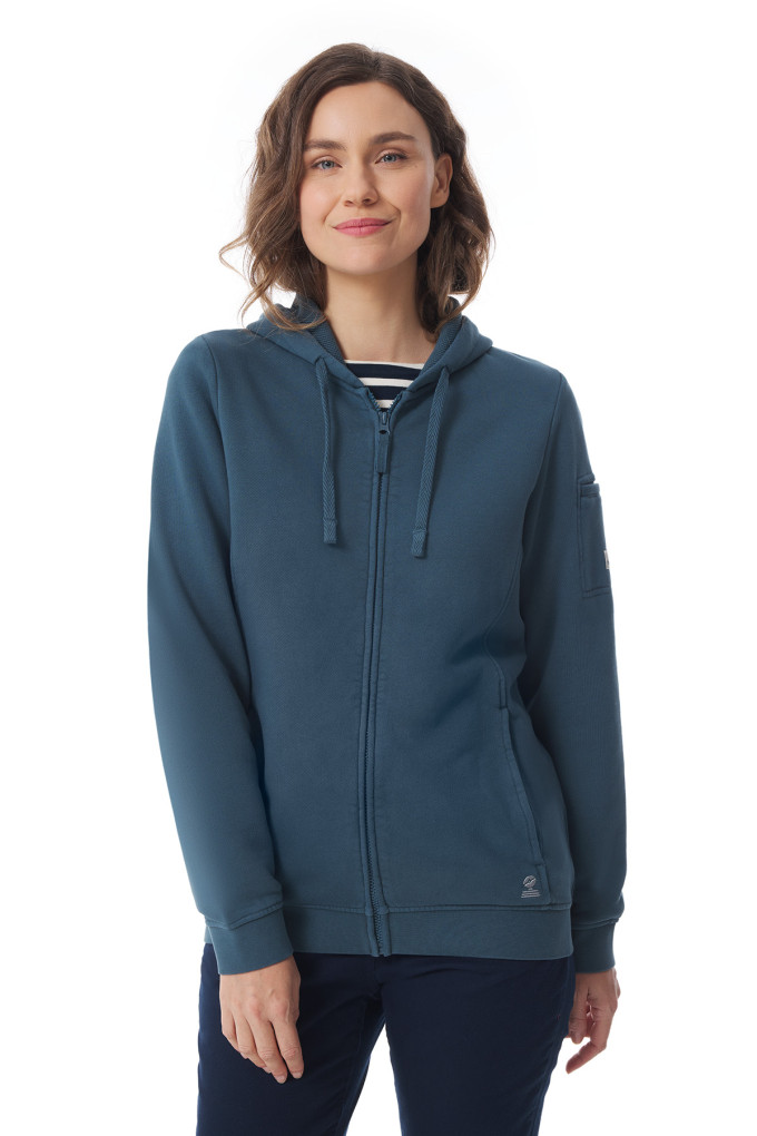 Sweat à capuche zippé femme | Mousqueton