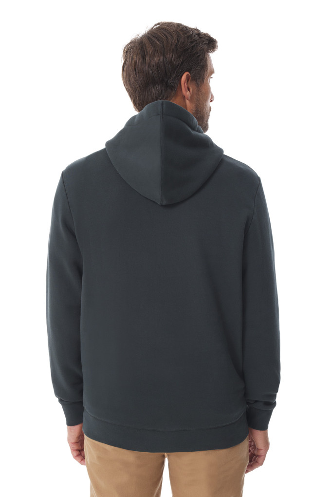 Sweat à capuche vert foncé molletonné homme | Mousqueton