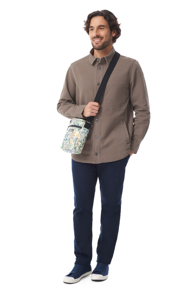 Sac imperméable à motifs flore marine | Mousqueton