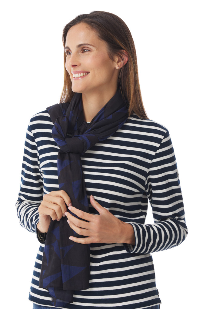 Foulard à motifs voile | Mousqueton