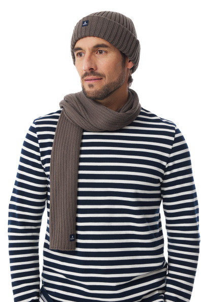 Bonnet cotelé en laine | Mousqueton