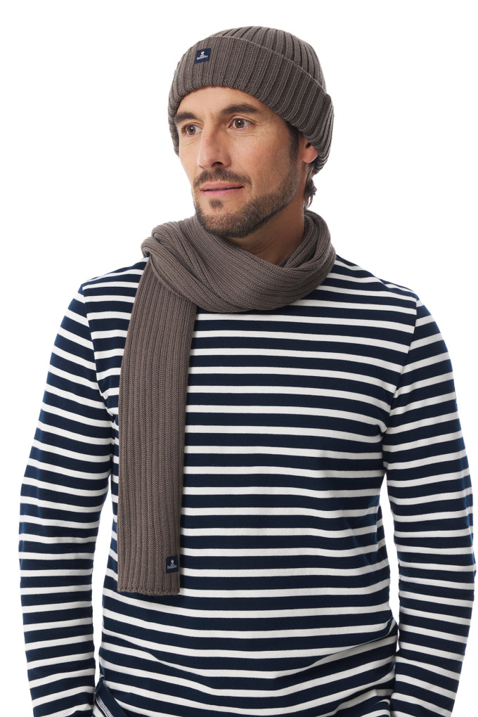 Bonnet cotelé en laine | Mousqueton