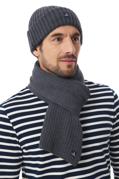 Bonnet cotelé en laine | Mousqueton