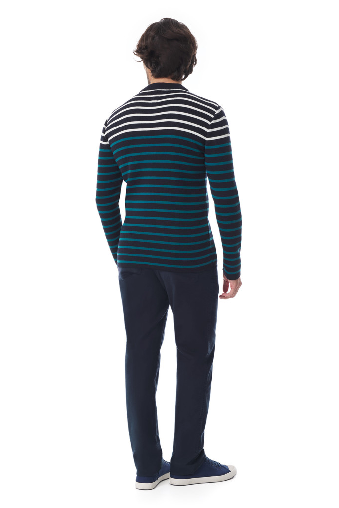 Pantalon droit homme bleu marine | Mousqueton