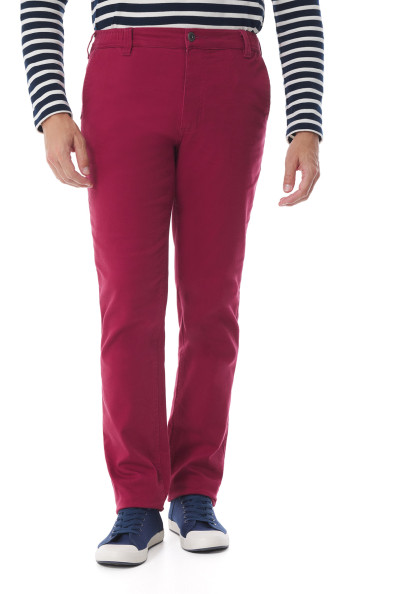 Pantalon droit homme rouge brique | Mousqueton