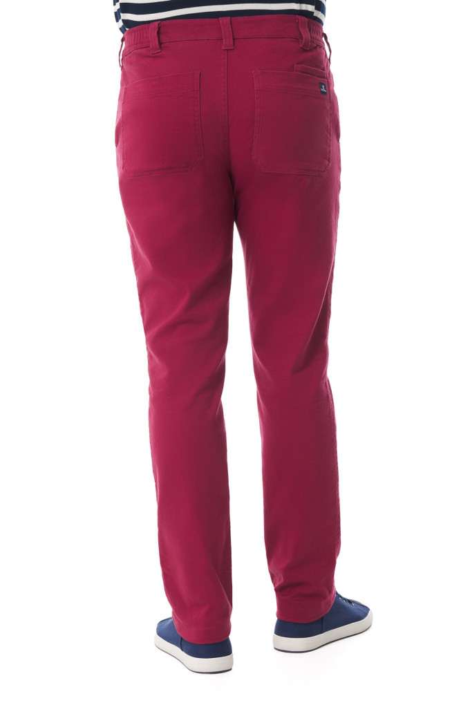 Pantalon droit homme rouge brique | Mousqueton