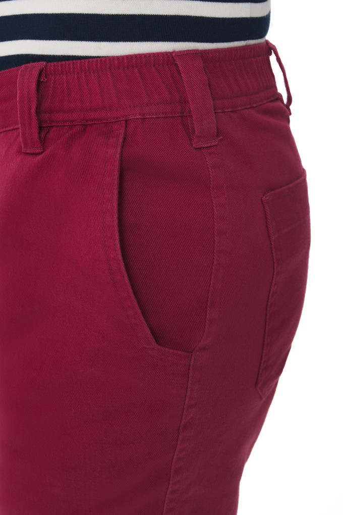 Pantalon droit homme rouge brique | Mousqueton