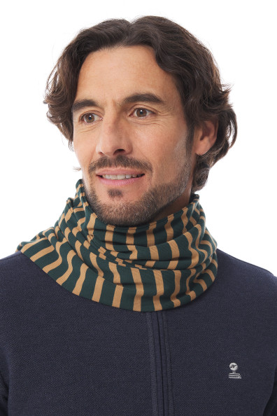 Echarpe rayée en coton | Mousqueton