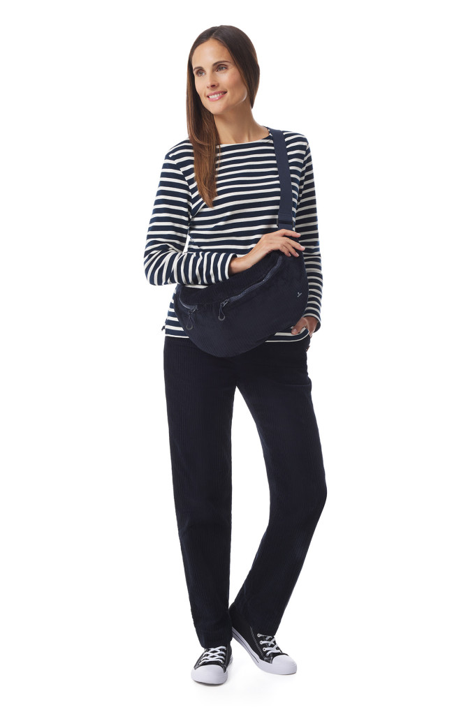 Sac banane en velours côtelé | Mousqueton