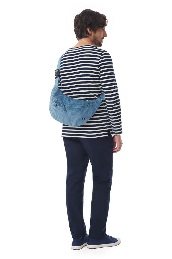 Sac banane en velours côtelé | Mousqueton