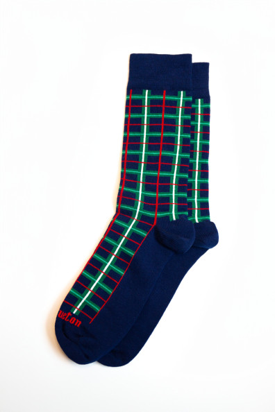 Checkered Christmas socks | Mousqueton