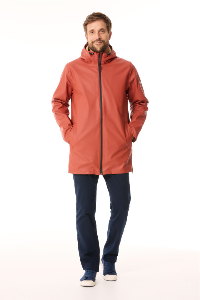 Ciré imperméable orange tuile | Mousqueton
