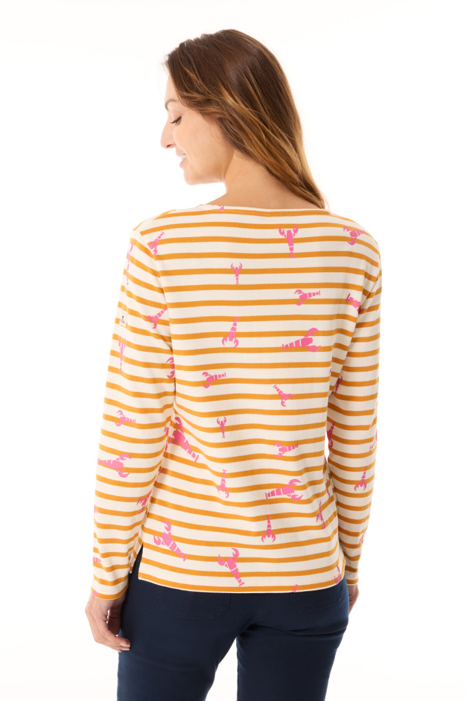 MARINELLA LOBSTER BICOLORE ECRU - SAFRAN