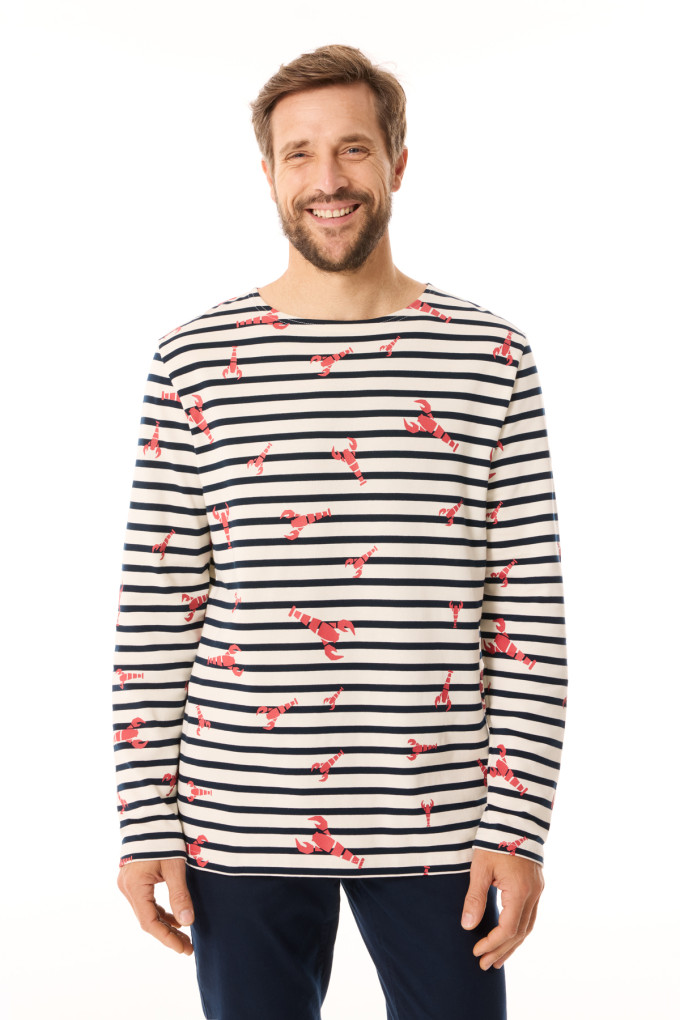 MARIO LOBSTER BICOLORE ECRU - MARINE