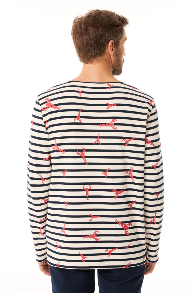 MARIO LOBSTER BICOLORE ECRU - MARINE