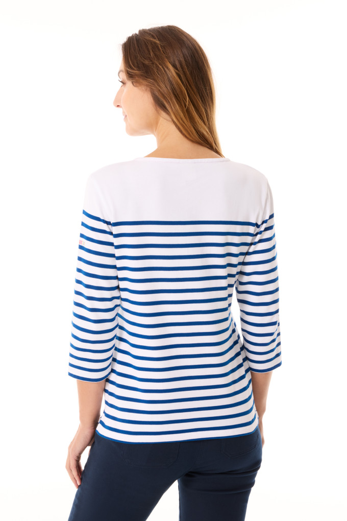 Marinière Femme motif drapeaux multicolores | Mousqueton