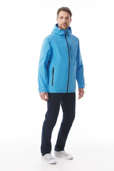 Veste coupe-vent compacte bleu ciel | Mousqueton