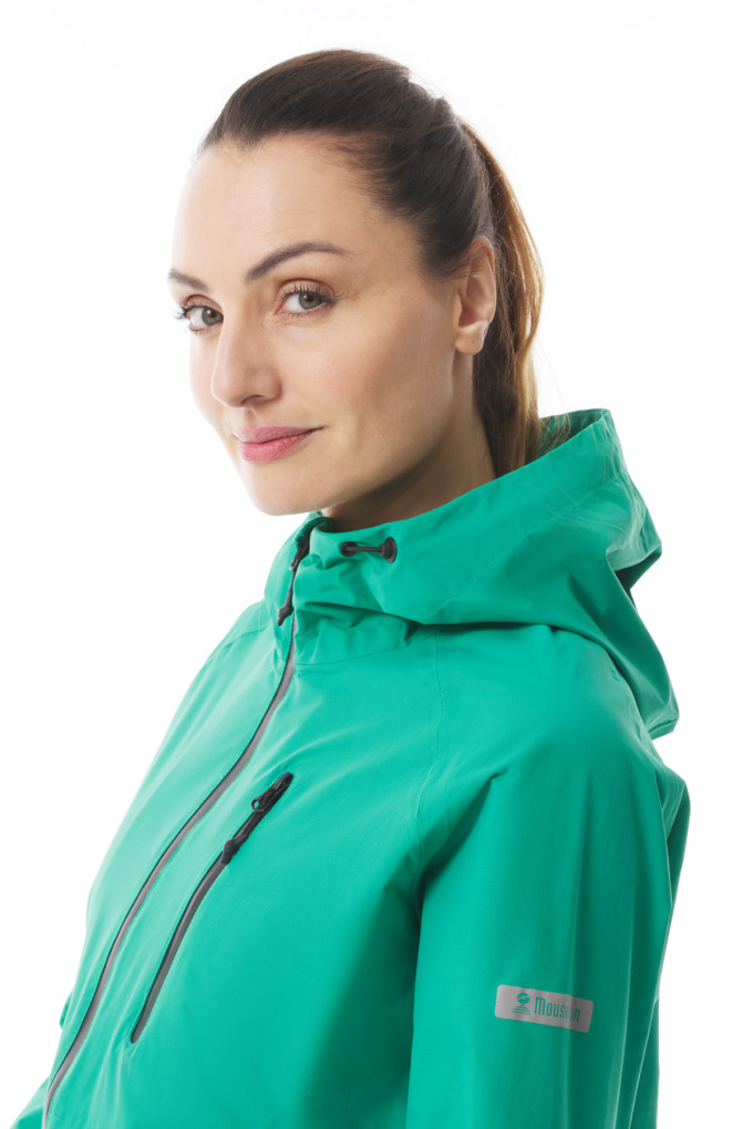 Coupe vent léger et compact  femme vert jade | Mousqueton