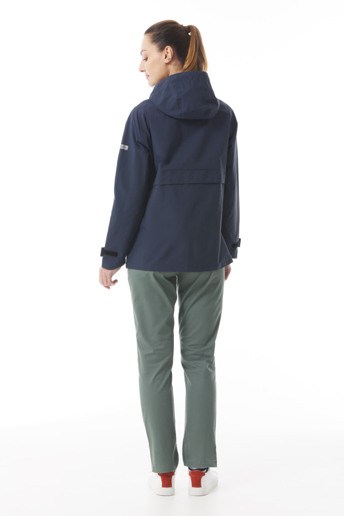 Coupe vent léger et compact femme bleu marine | Mousqueton