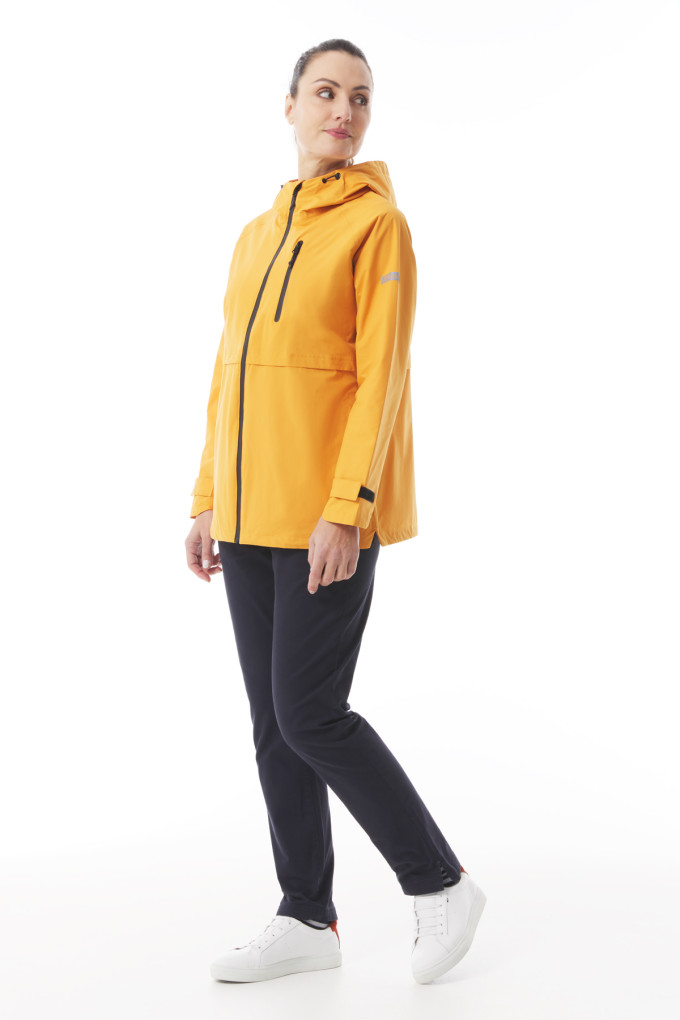 Coupe vent léger et compact  femme jaune orangé | Mousqueton