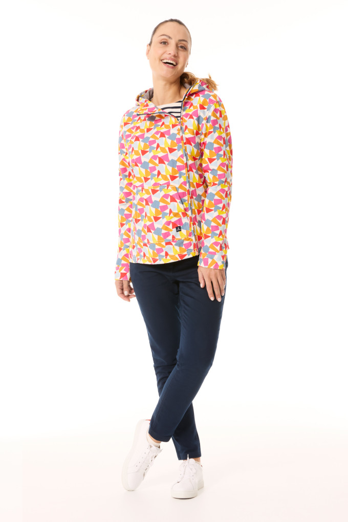 Veste coupe-vent Femme motifs drapeaux multicolores | Mousqueton