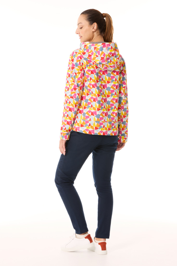 Veste coupe-vent Femme motifs drapeaux multicolores | Mousqueton
