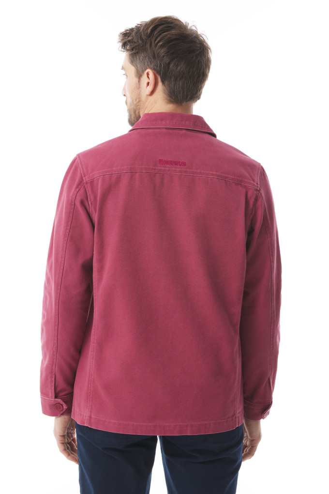 Veste de travail homme rouge brique | Mousqueton
