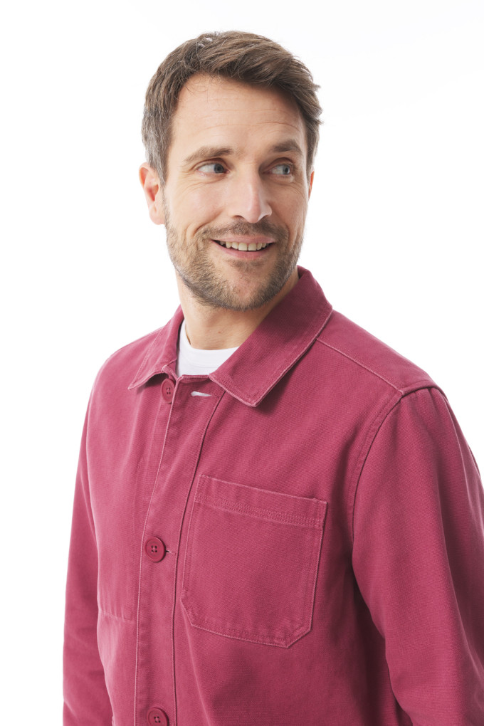 Veste de travail homme rouge brique | Mousqueton