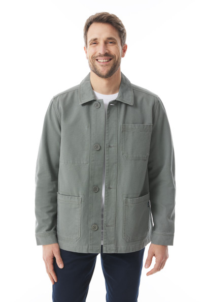 Veste de travail homme vert kaki | Mousqueton