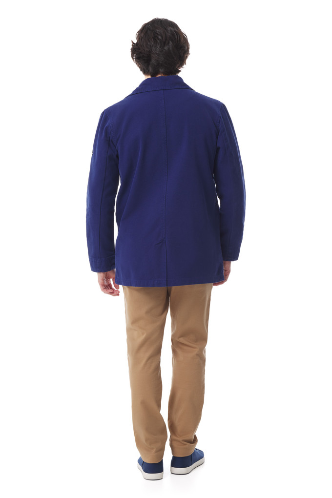 Caban mi-saison homme bleu régate | Mousqueton