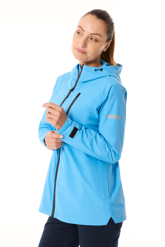 Coupe vent léger et compact femme bleu ciel | Mousqueton