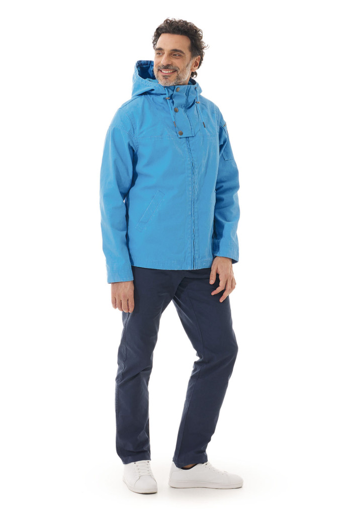 Veste déperlante Homme bleu ciel | Mousqueton