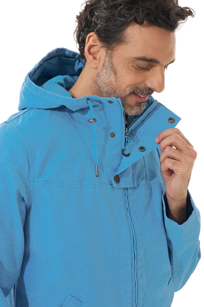 Veste déperlante Homme bleu ciel | Mousqueton