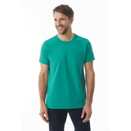 T-shirt coton lourd homme vert jade I Mousqueton