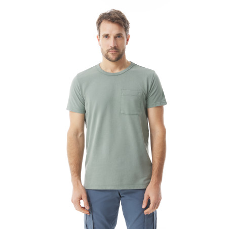 T-shirt coton lourd homme vert kaki I Mousqueton