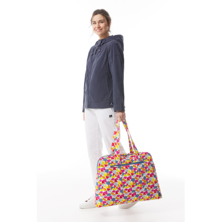Sac en toile imprimé drapeaux multicolores | Mousqueton