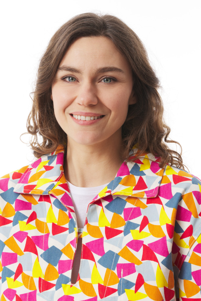 CACHOU PRINT-S FANION ECRU - TULIPE