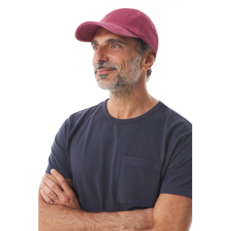 Adjustable baseball cap brick red | Mousqueton