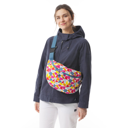 Colorful flag pattern belt bag | Mousqueton